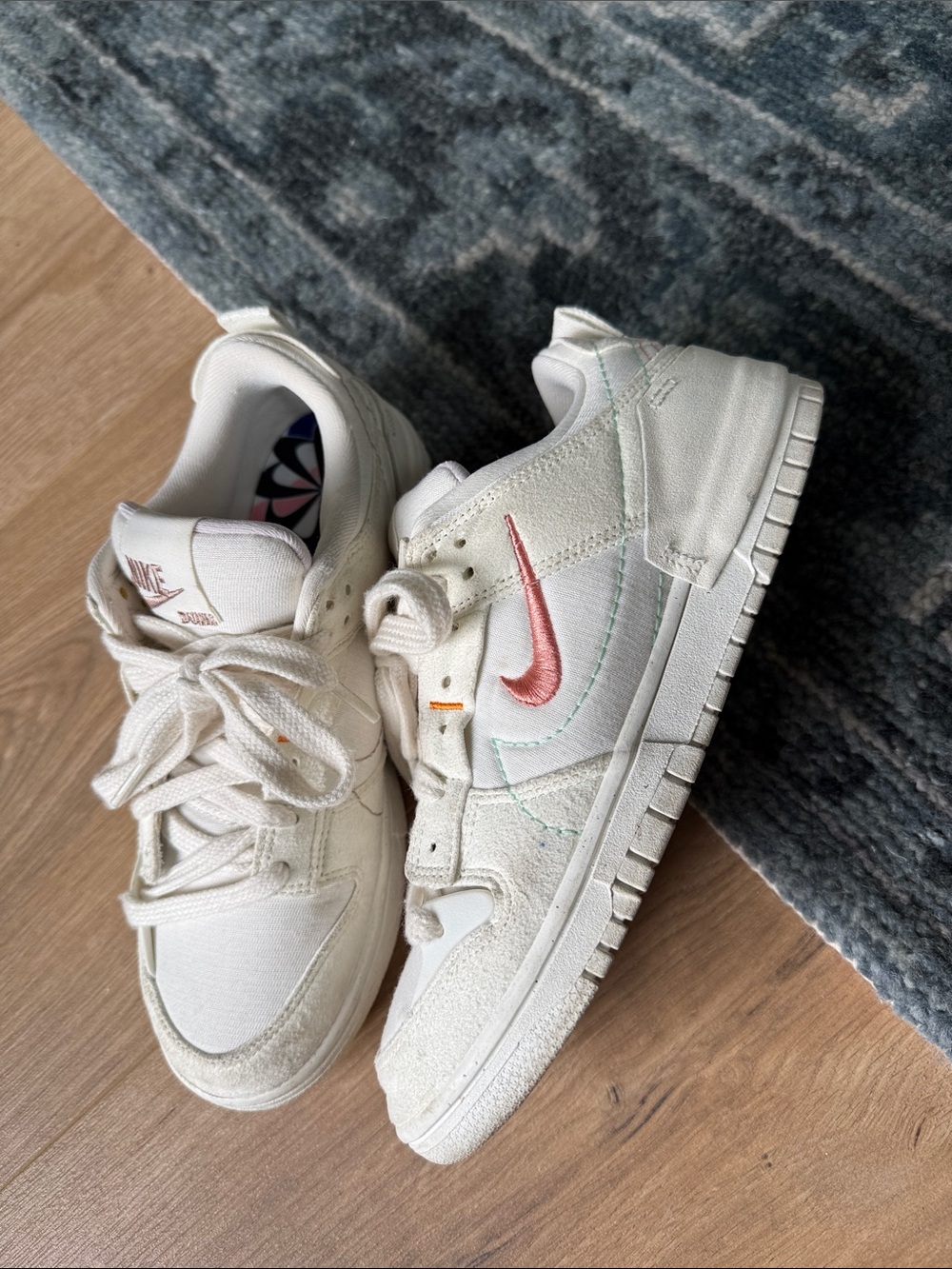 Nike Dunk Low Disrupt 2 Pale Ivory sneakers size 8